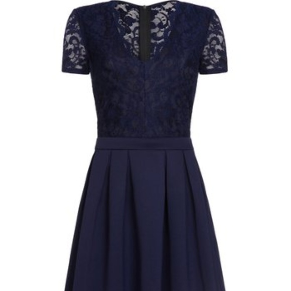 NWT Iska London Navy Dress, size 10/12 - Picture 1 of 7